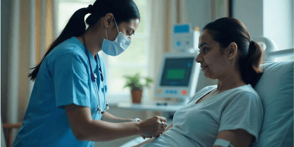 IV INFUSION (Cannula already in place)