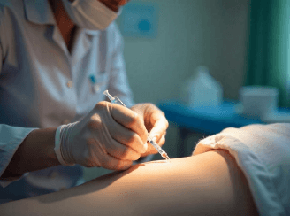 I/V Cannula Insertion For Antibiotics